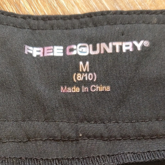 Free Country Women's Black Bermuda Shorts - Picture 2 of 4